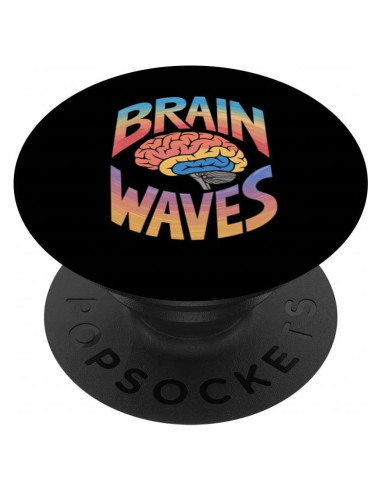 PopSockets Adhesivo PopGrip Olas Cerebrales Diseño Caricatura