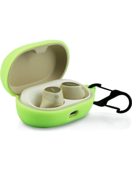 Funda Silicona LEFXMOPHY para Jabra Elite 7 Pro Verde