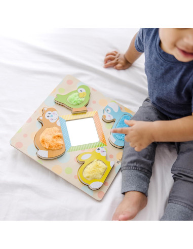 Rompecabezas de Madera Melissa & Doug con Espejo y Animales