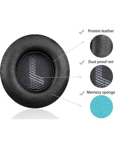 Almohadillas de Repuesto Akkiv para JBL Live 400BT - Negro 2