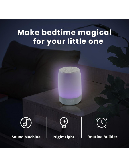 Máquina de Sonido Blanco Aidodmom B005 con 32 Sonidos Relajantes