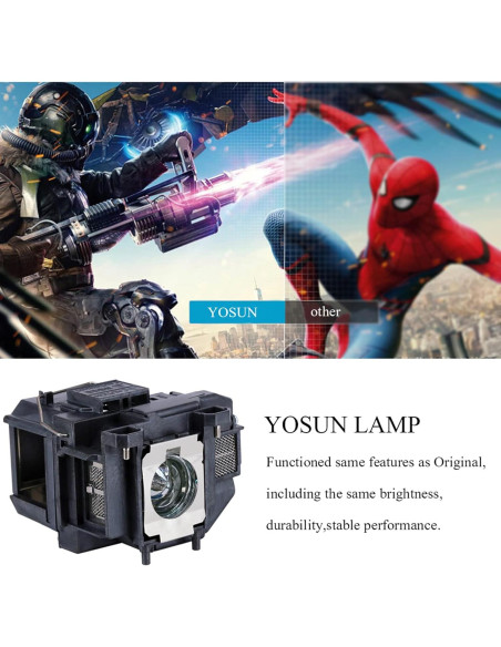 Lámpara de proyector YOSUN ELP-LP67 compatible Epson Lámpara de proyector YOSUN ELP-LP67 compatible Epson
