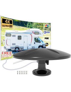 Antena de TV Exterior DTB RV2 360 Omni-Direccional 1.74kg 2