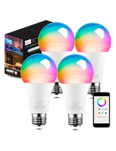 Bombillas Inteligentes iLC LED 13W RGB 2700K (Paquete de 4)