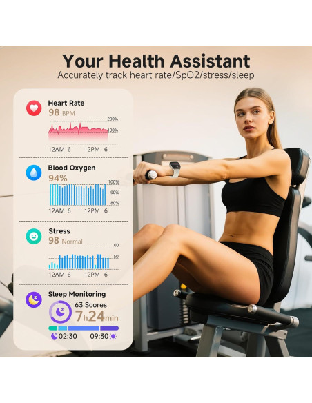 Reloj Inteligente SOUYIE 2025 Unisex AMOLED 1.85" IP68