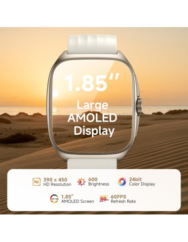 Reloj Inteligente SOUYIE 2025 Unisex AMOLED 1.85" IP68