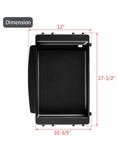 Plancha de Hierro Fundido Charbrofire para Parrilla Weber 7658 2