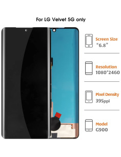 Reemplazo Pantalla LCD A-MIND para LG Velvet 5G 6.8" 2