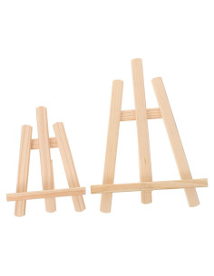 Soporte de Teléfono de Madera STOBOK 2 Piezas Plegable