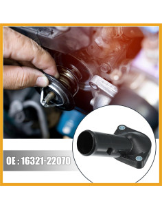 Tapa de Termostato Radiador Partuto para Toyota Corolla 2003-2008 2