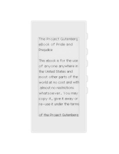 Mini Lector de E-Book Hamgeek RW01 Pantalla 2.66" Tinta