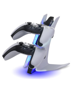 Cargador Estación de Carga PS5 Shenzhen TP5-0557 con LED