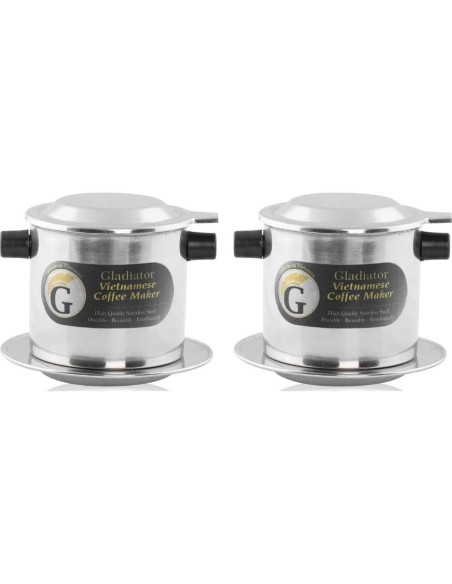 Goteador de Café Vietnamita Gladiator 15oz Acero Inoxidable