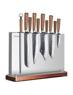 Soporte Magnético para Cuchillos Nanbone 30x8x20.32cm Acero Inoxidable