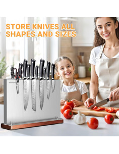 Soporte Magnético para Cuchillos Nanbone 30x8x20.32cm Acero Inoxidable 2