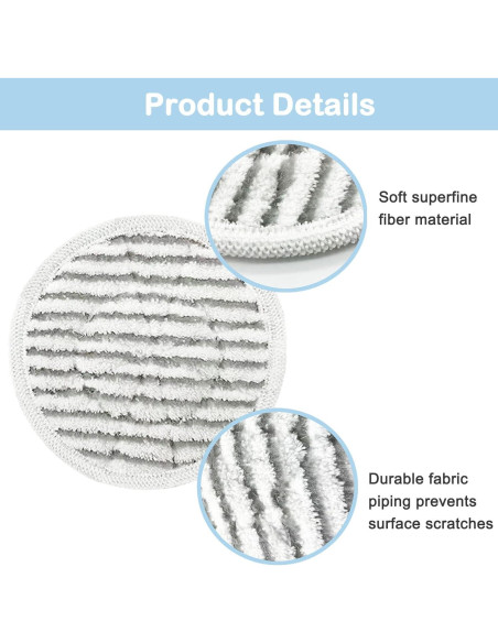 Paquete de 16 almohadillas de reemplazo Shark S7001 S8201