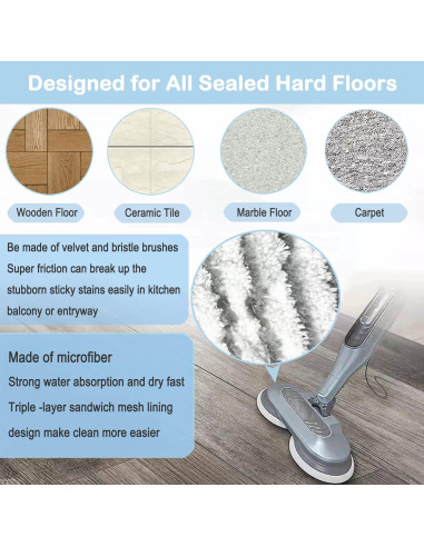 Paquete de 16 almohadillas de reemplazo Shark S7001 S8201