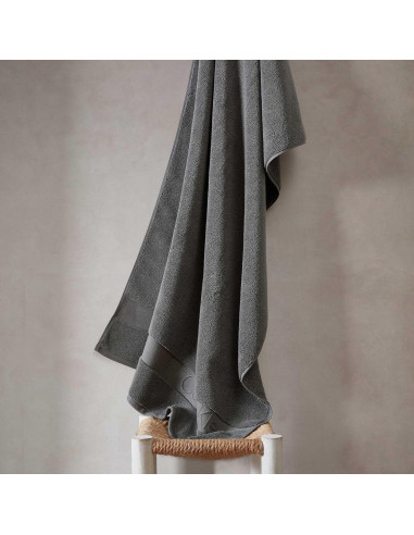Juego de Toallas de Baño Calvin Klein 100% Algodón Gris 3 Piezas