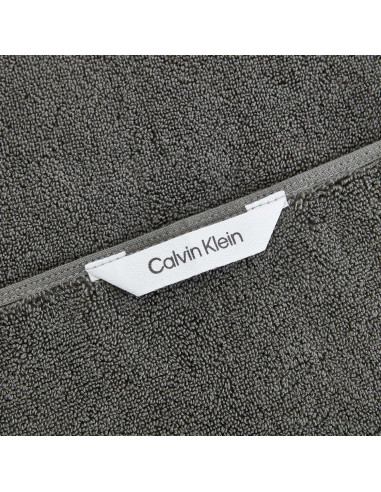 Juego de Toallas de Baño Calvin Klein 100% Algodón Gris 3 Piezas