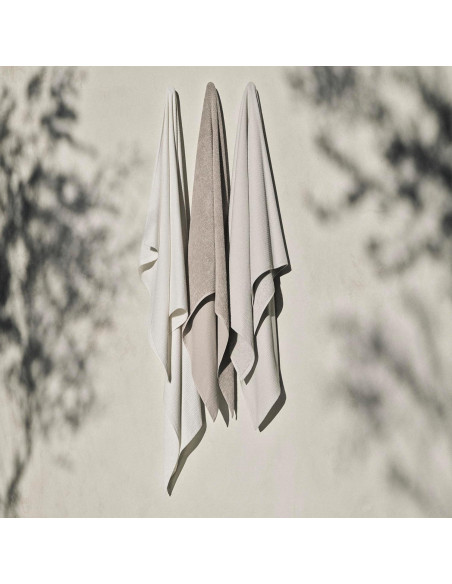 Juego de Toallas de Baño Calvin Klein 100% Algodón Gris 3 Piezas