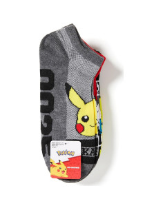 Calcetines No Mostrar para Hombre Pokemon - 5 Paquetes 2