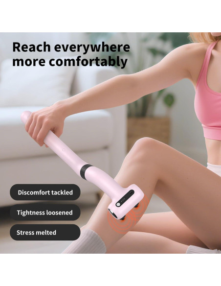 Pistola de Masaje LC-HZLJ LMG520 Doble Cabezal 6 Velocidades