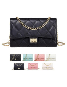 Bolso Cruzado LUXHOT Negro para Mujeres - Pequeño y Ligero