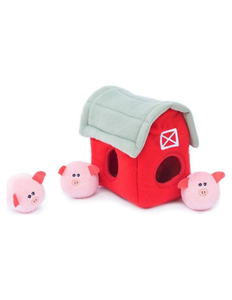 Juguete Interactivo para Perros ZippyPaws Granja de Cerditos