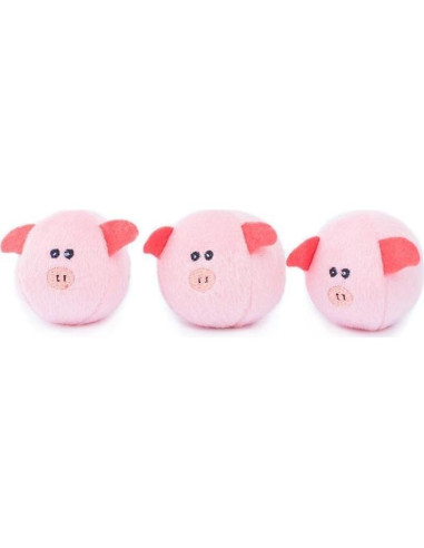 Juguete Interactivo para Perros ZippyPaws Granja de Cerditos