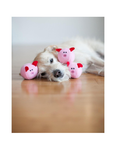 Juguete Interactivo para Perros ZippyPaws Granja de Cerditos