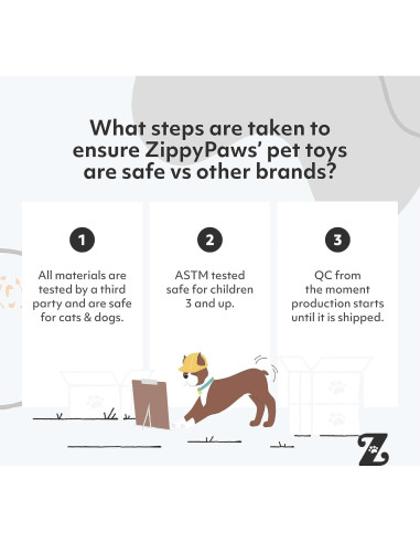 Juguete Interactivo para Perros ZippyPaws Granja de Cerditos