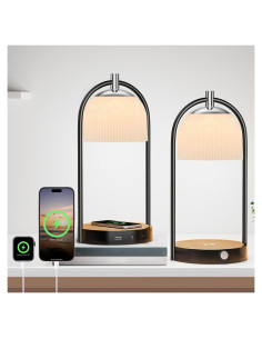 Lámparas de Mesa LED Inalámbricas Koopala 15W Conjunto 2