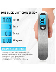 Báscula Digital de Equipaje Casbomy 2.0 USB 50kg Portátil 2