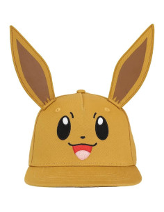 Gorra Snapback Marrón Pokémon Eevee 3D para Jóvenes 2