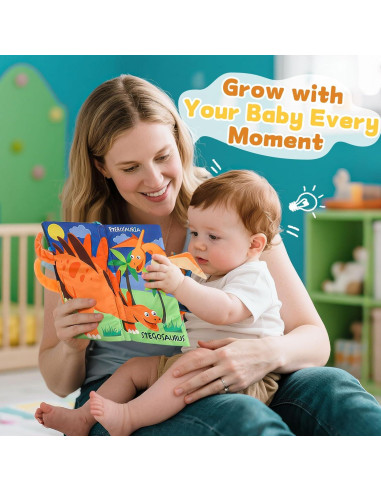 Libros Suaves para Bebés 0-12 Meses - Juguetes Interactivos
