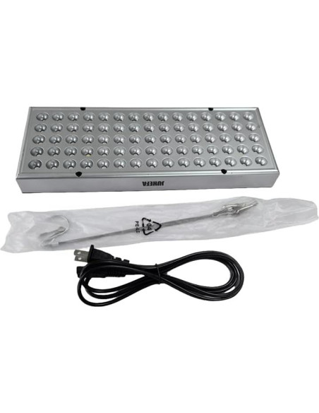 Lámpara de Cultivo LED Juhefa 25W Espectro Completo 30.9x11.9cm