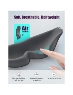 Máscara de Sueño EVA BELLE 3D Ajustable Bloqueo de Luz 2