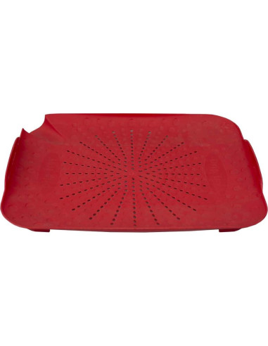 Tabla de Colador Home Basics Rojo 33.66x26.67 cm Multiusos