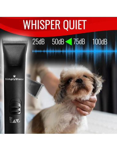 Cortadora de Perros SIMPLYSHEAR SS100 2 Velocidades Silenciosa