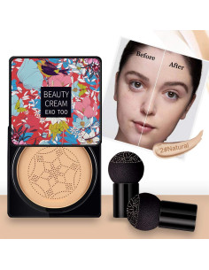 Base de Maquillaje CC NUIBO 21 mL con Esponja Hidratante 2