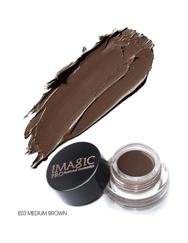 Pomada para Cejas LYSdefeu Marrón Medio 24 Horas Impermeable