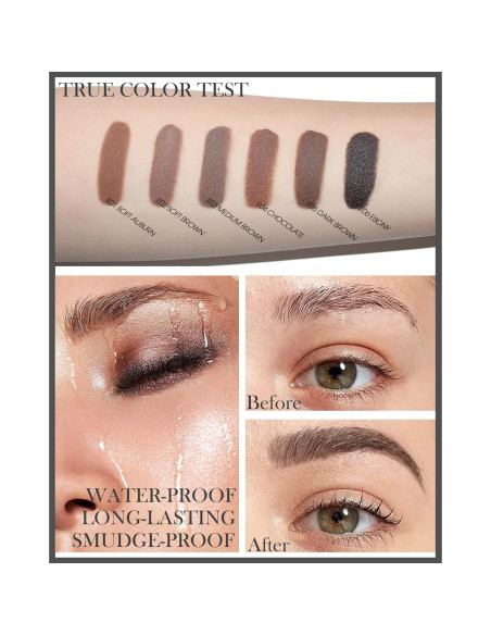 Pomada para Cejas LYSdefeu Marrón Medio 24 Horas Impermeable Pomada para Cejas LYSdefeu Marrón Medio 24 Horas Impermeable