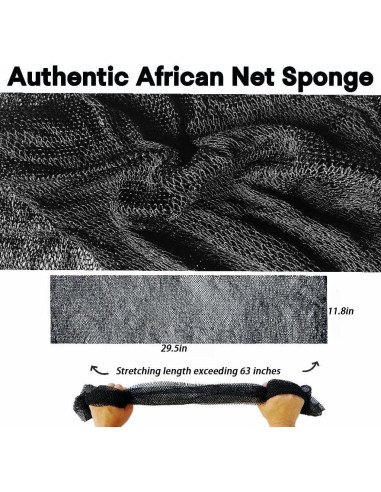 Esponja de Exfoliación Africana Tyxzle - 2 Piezas Nylon