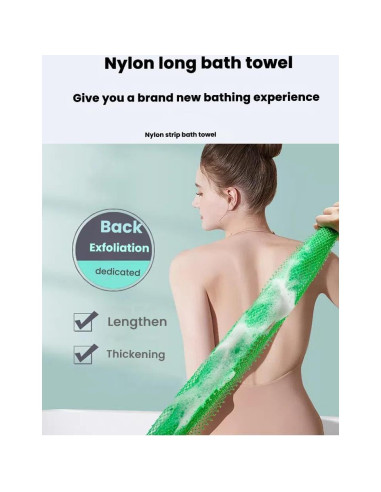 Esponja de Exfoliación Africana Tyxzle - 2 Piezas Nylon