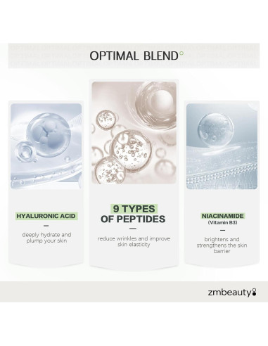 Mascarilla Facial de Colágeno Bio con 9 Péptidos - Hidratante