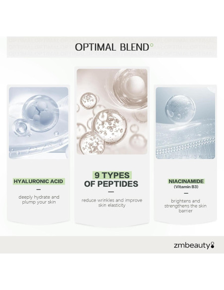 Mascarilla Facial de Colágeno Bio con 9 Péptidos - Hidratante