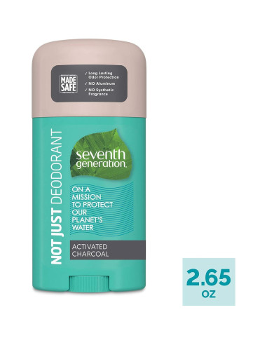 Desodorante Sin Aluminio Seventh Generation 75 g Carbón Activado