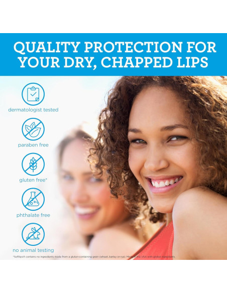 Bálsamo Labial Softlips Vainilla SPF 20 Hidratante Paquete 2