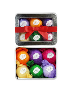 Juego de Bombas de Baño Rejuvelle - 6 Fizzies Naturales 70g