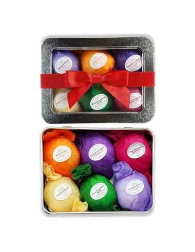 Juego de Bombas de Baño Rejuvelle - 6 Fizzies Naturales 70g